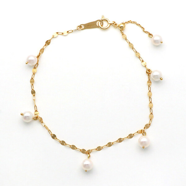 イエローゴールドブレスレット