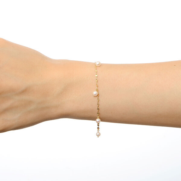 イエローゴールドブレスレット