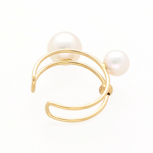 パールイエローゴールドイヤリング・イヤーカフ