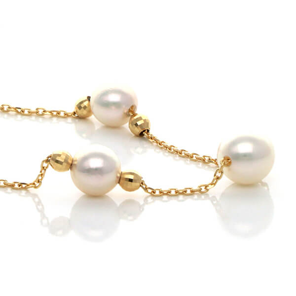 イエローゴールドネックレス