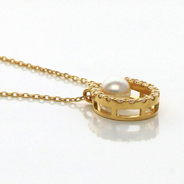 イエローゴールドネックレス