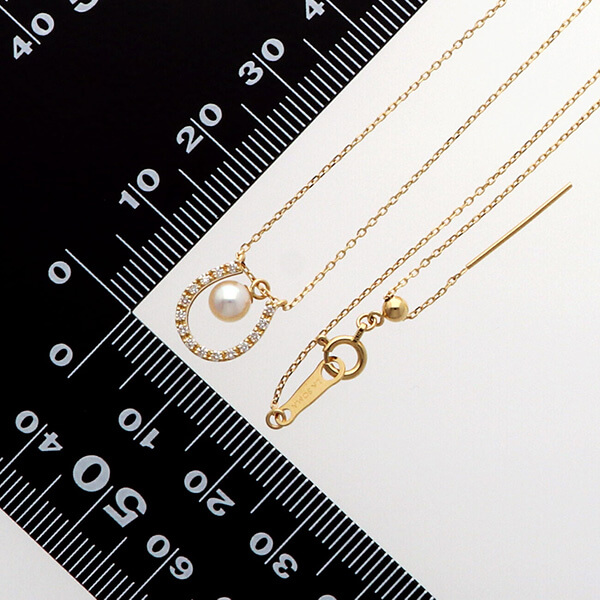 イエローゴールドネックレス