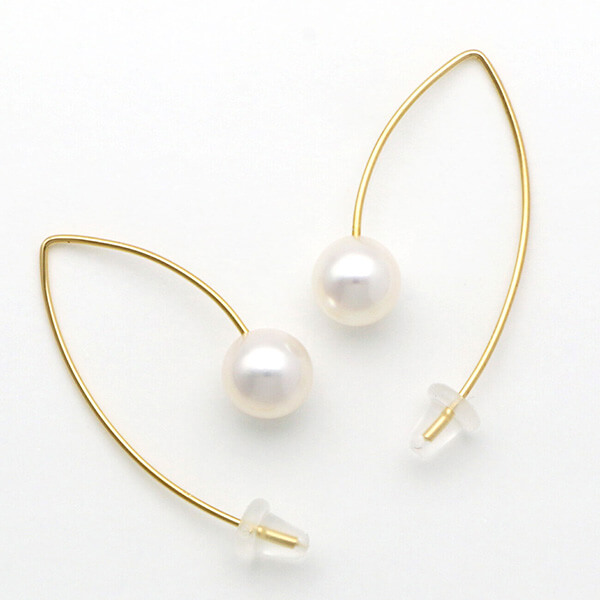 イエローゴールドピアス