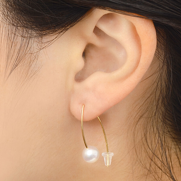 イエローゴールドピアス