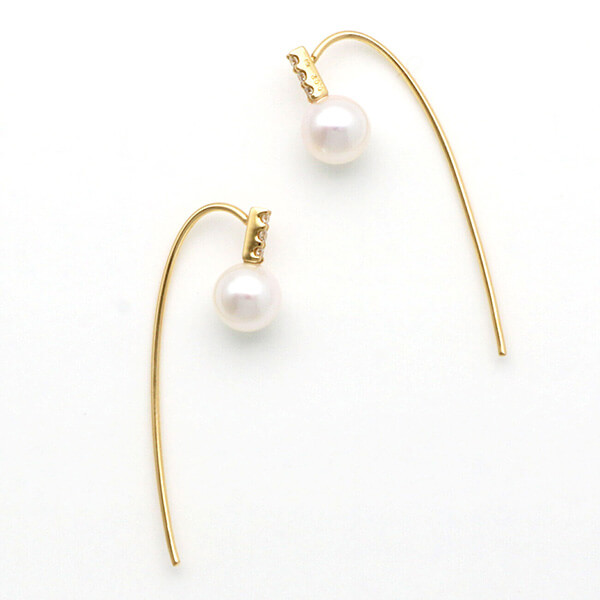 イエローゴールドピアス