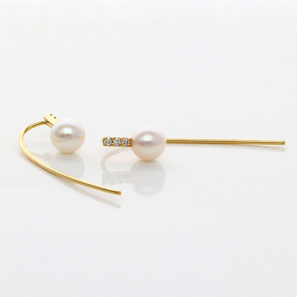 イエローゴールドピアス