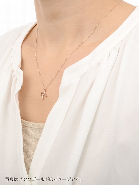 イエローゴールドネックレス