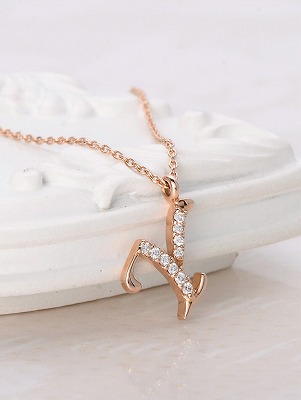 イエローゴールドネックレス