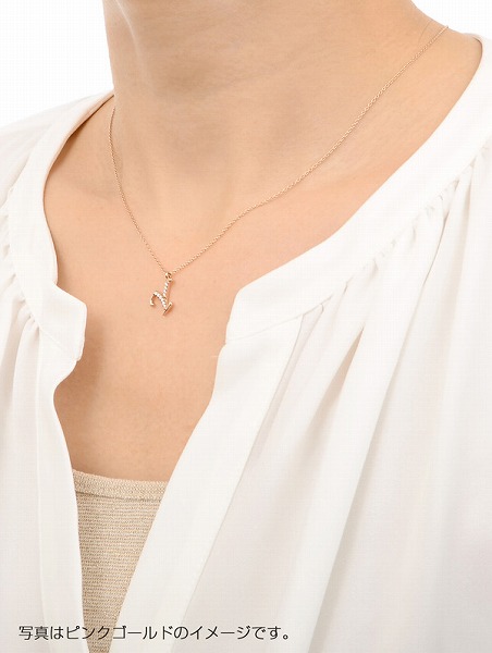 イエローゴールドネックレス