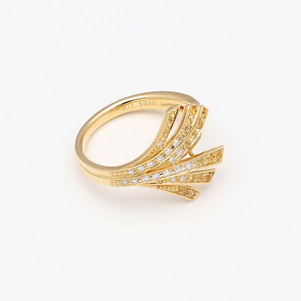 イエローゴールドリング