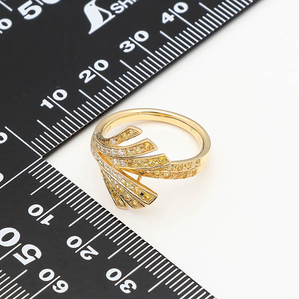 イエローゴールドリング