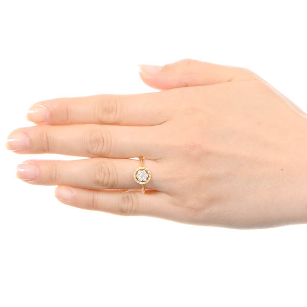 イエローゴールドリング