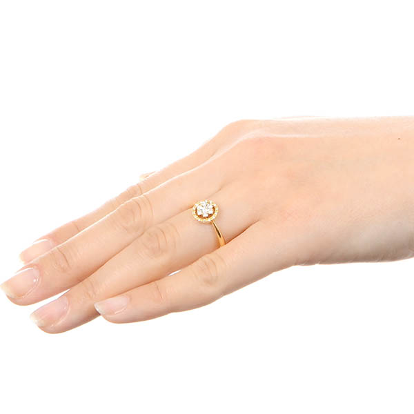 イエローゴールドリング