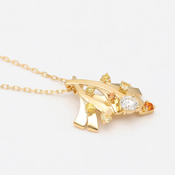 イエローゴールドネックレス