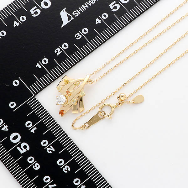 イエローゴールドネックレス