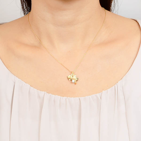 イエローゴールドネックレス