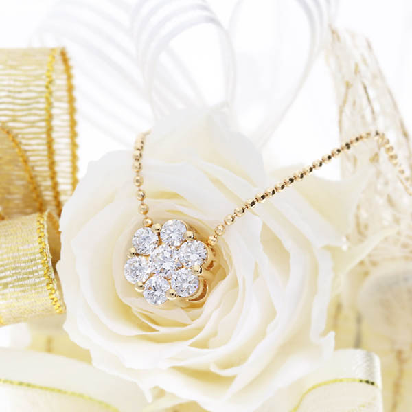 イエローゴールドネックレス