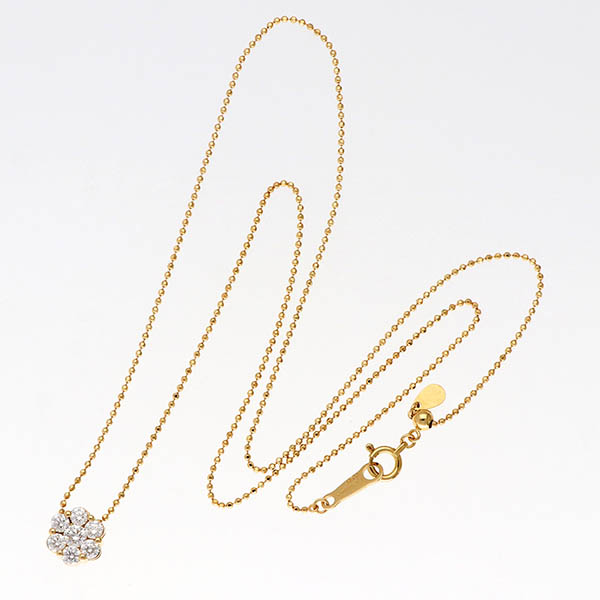 イエローゴールドネックレス