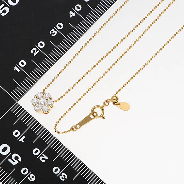 イエローゴールドネックレス