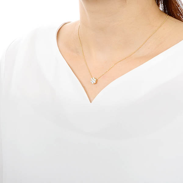 イエローゴールドネックレス