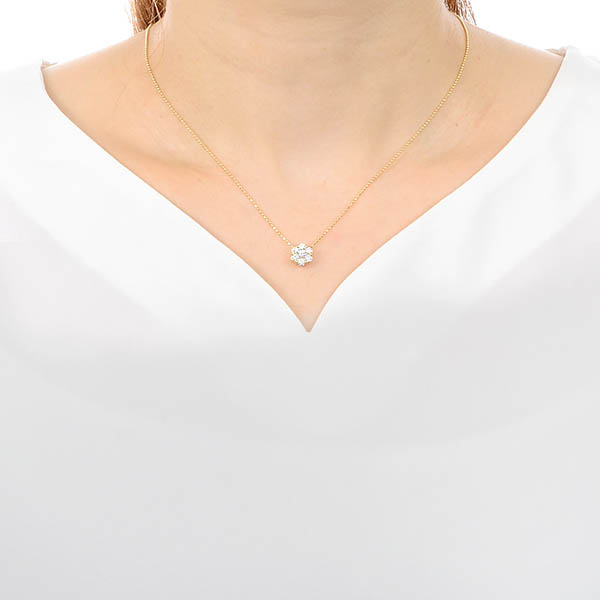 イエローゴールドネックレス