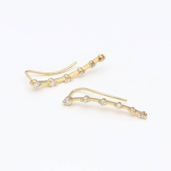 イエローゴールドピアス