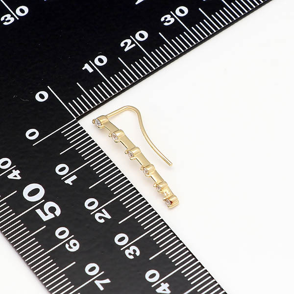 イエローゴールドピアス