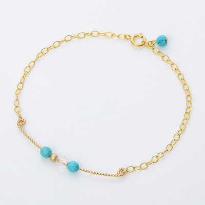 ゴールドフィルドブレスレット