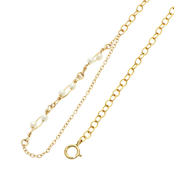 ゴールドフィルドブレスレット兼アンクレット