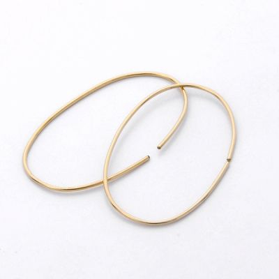 ゴールドフィルドフープピアス