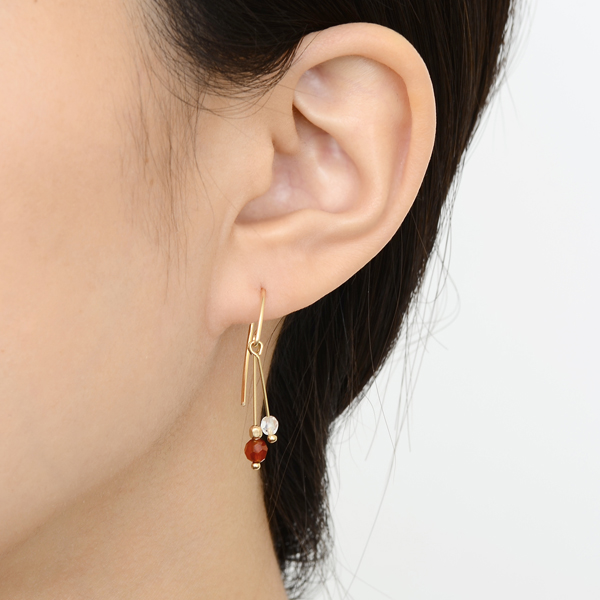 ゴールドフィルドピアス