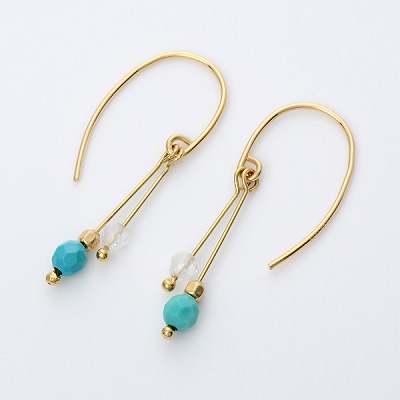 ゴールドフィルドピアス