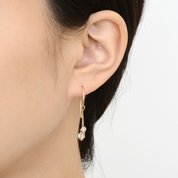 ゴールドフィルドピアス