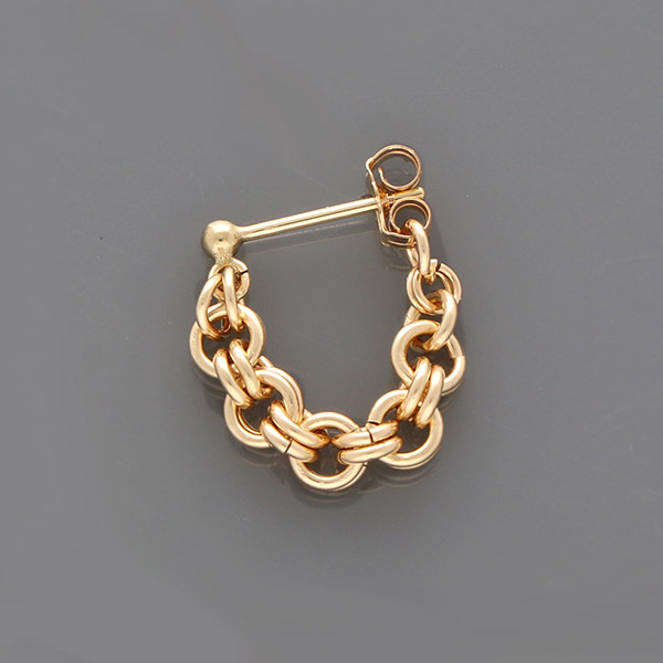 ゴールドフィルドピアス