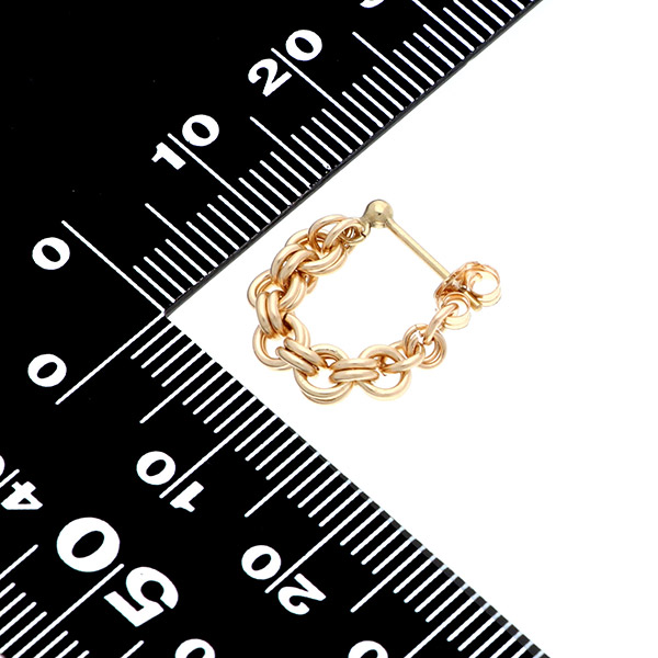 ゴールドフィルドピアス