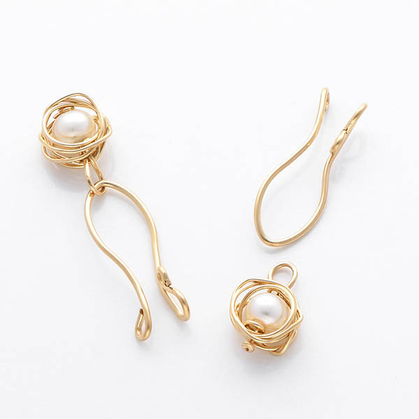 ゴールドフィルドイヤリング