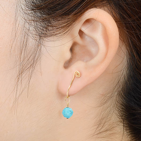 ゴールドフィルドイヤリング