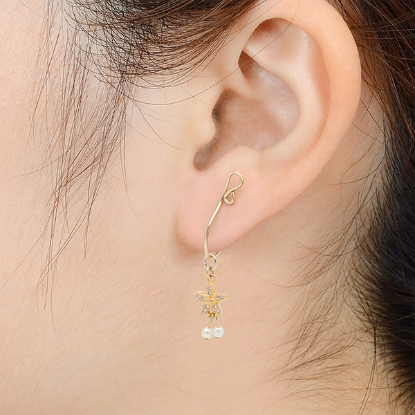 ゴールドフィルドイヤリング