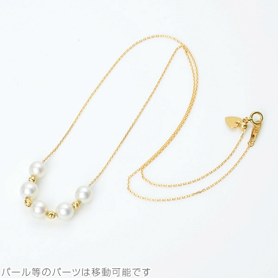 イエローゴールドネックレス