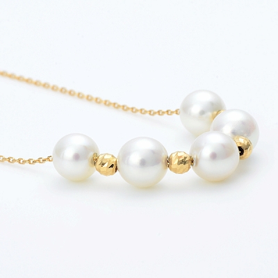 イエローゴールドネックレス