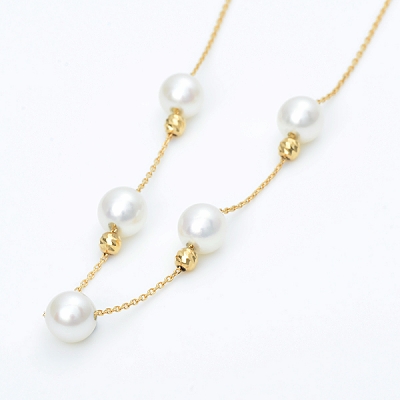 イエローゴールドネックレス