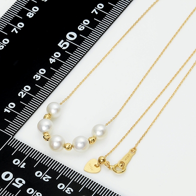 イエローゴールドネックレス