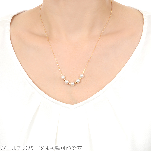 イエローゴールドネックレス