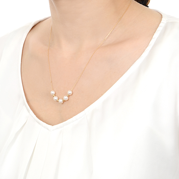 イエローゴールドネックレス