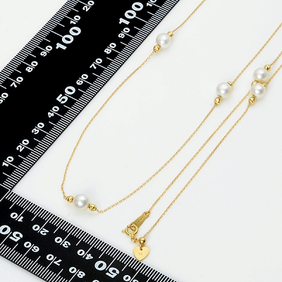 イエローゴールドネックレス