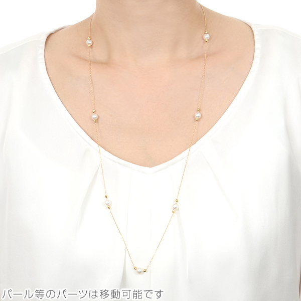 イエローゴールドネックレス