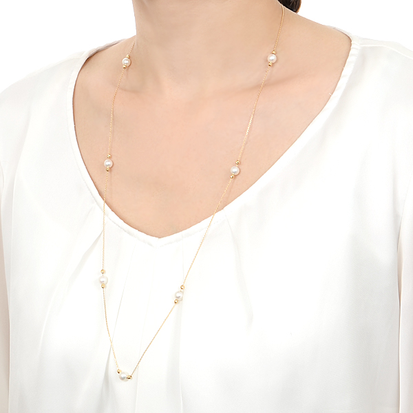 イエローゴールドネックレス