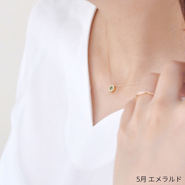 K18イエローゴールドネックレス