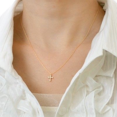 イエローゴールドネックレス