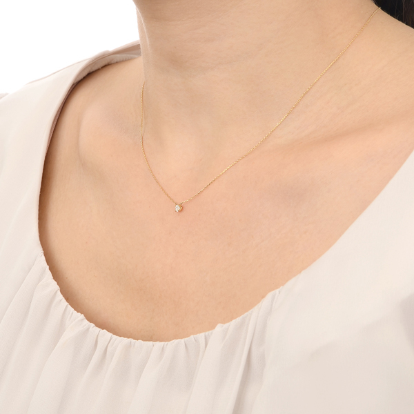 イエローゴールドネックレス